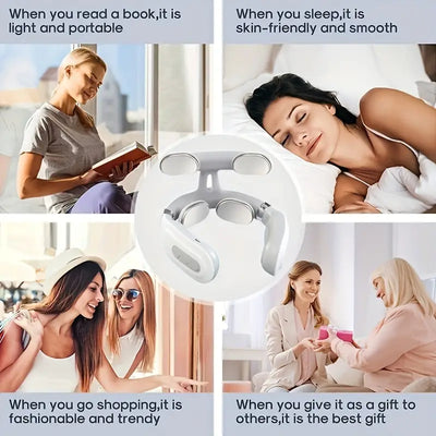 Portable Neck & Shoulder Massager - Deep Tissue Kneading-3