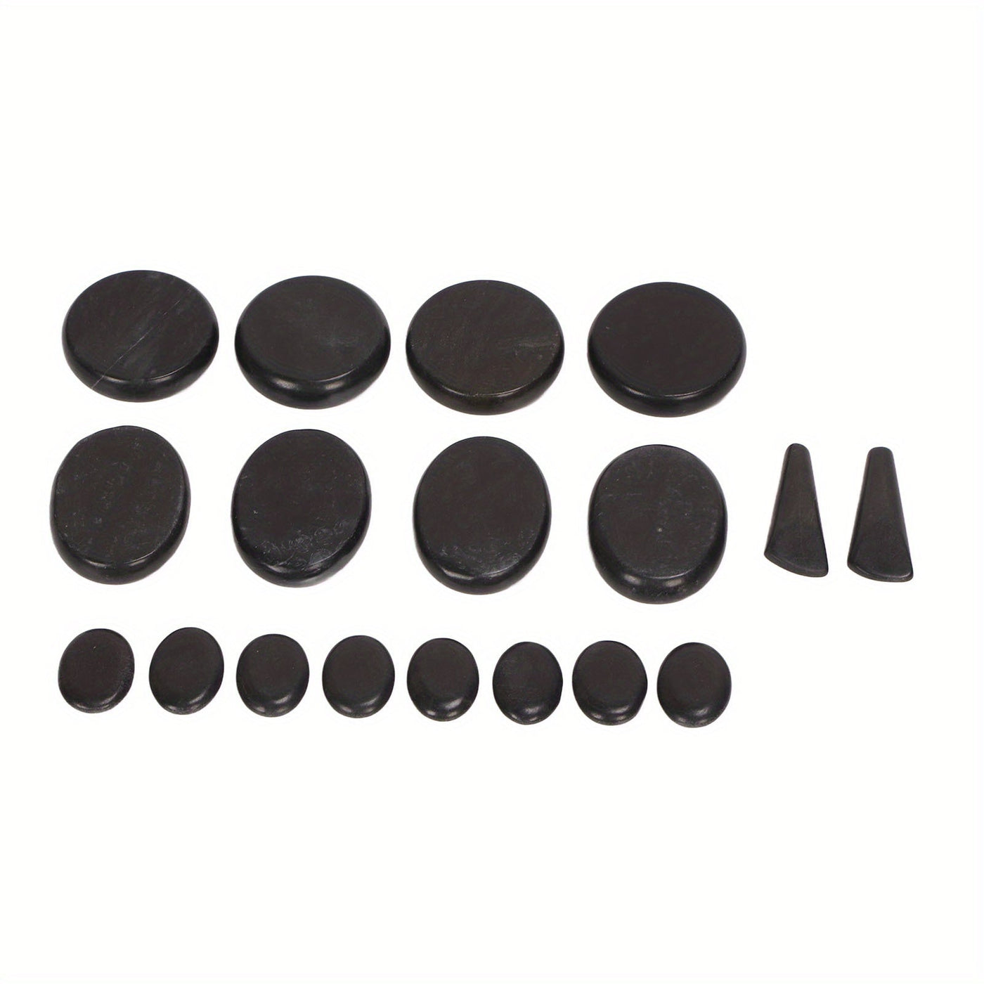 18pcs Heated Basalt Massage Stones with Warmer Box(Black)-4