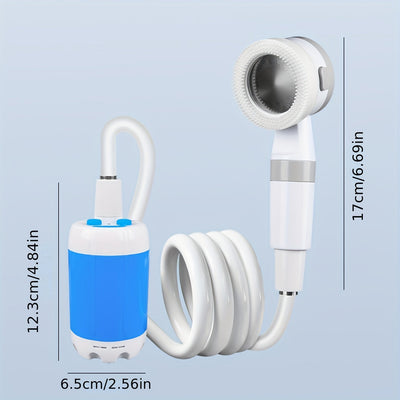 Portable Electric Camping Shower USB Rechargeable-1