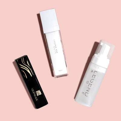 Legend Age Value Pack – Super Hydration Charge | Deep Cleansing + Rejuvenating Spray + 3-in-1 Lipstick