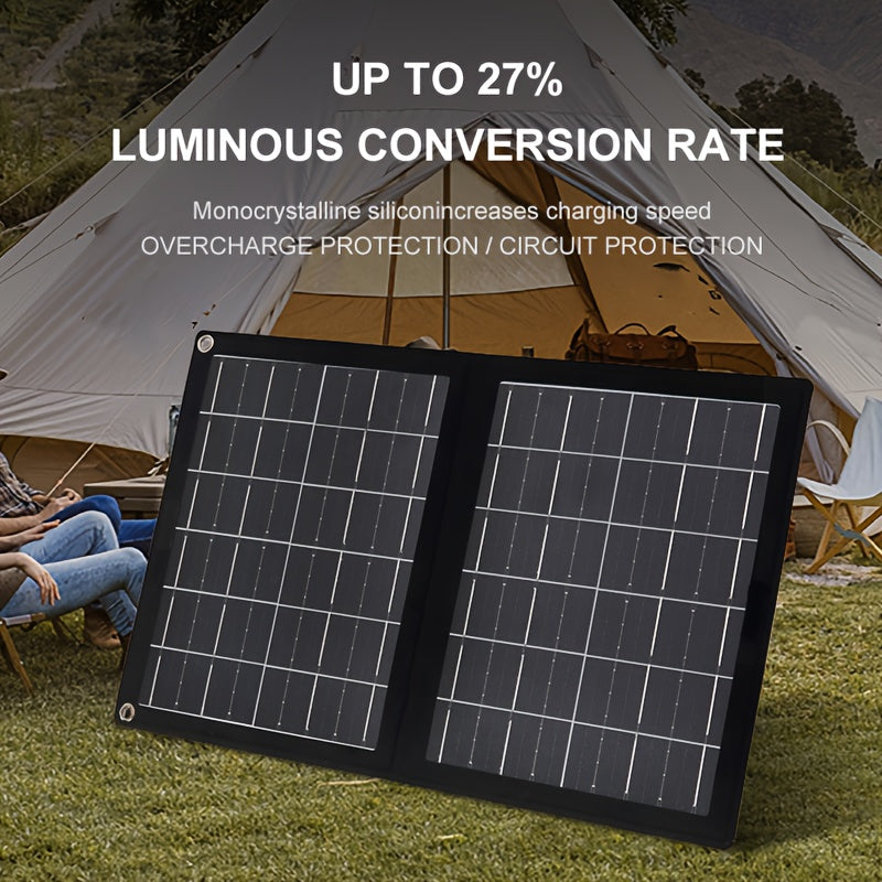 Portable Solar Panel Charger (2-in-1)-3