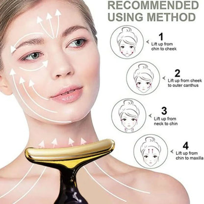 3-in-1 Face Massager V-Line Lifting & Anti-Aging Black-2
