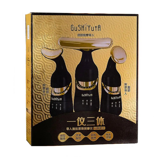 3-in-1 Face Massager V-Line Lifting & Anti-Aging Black-0