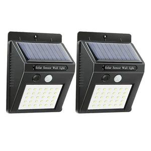 Solar-Powered Outdoor Motion Sensor LED Wall Light-0