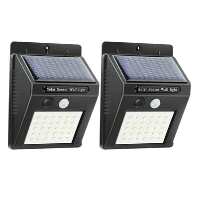 Solar-Powered Outdoor Motion Sensor LED Wall Light-0