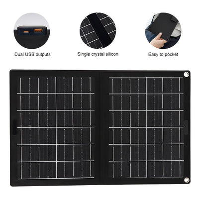 Portable Solar Panel Charger (2-in-1)-2