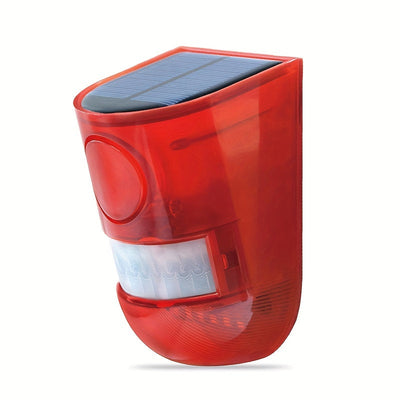 Solar Alarm Lamp with Motion Sensor Siren-0