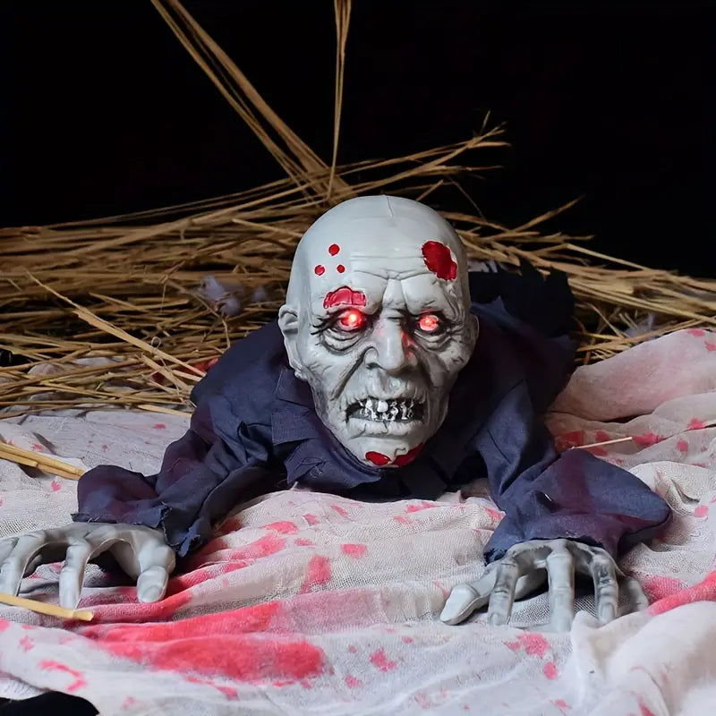 Black Electric Crawling Ghost with Voice Control-2