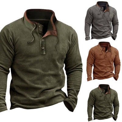 Men's Casual Coat Zipper Fleece Sweater