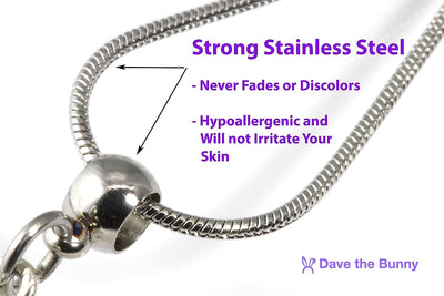 Dave The Bunny Hippo Necklace for Women and Men - A Great Animal Necklace for women and Men-1