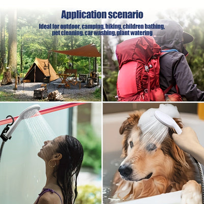 Portable Camping Shower with Rechargeable Battery-2