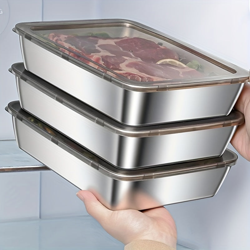 Leak-Proof Stainless Steel Food Storage Containers-1