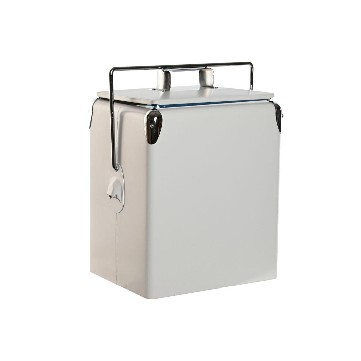Portable Fridge Home ESPRIT White PVC Metal Steel polypropylene 17 L 32 x 24 x 36 cm-0