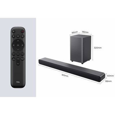 Soundbar TCL S55HE Black 40 W 60 W-12