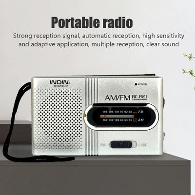 BC-R21 Mini AM/FM Portable Radio-2