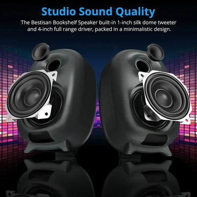 60W Gaming Bluetooth Speaker Soundbar for PC & TV (Black)-1