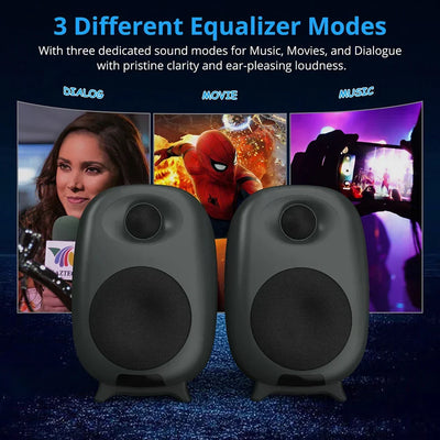 60W Gaming Bluetooth Speaker Soundbar for PC & TV (Black)-3