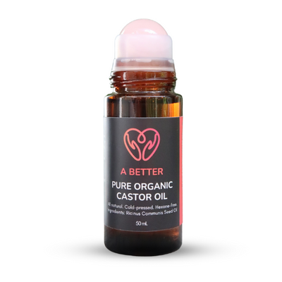 Pure Organic Castor Oil - Amber Glass Bottle