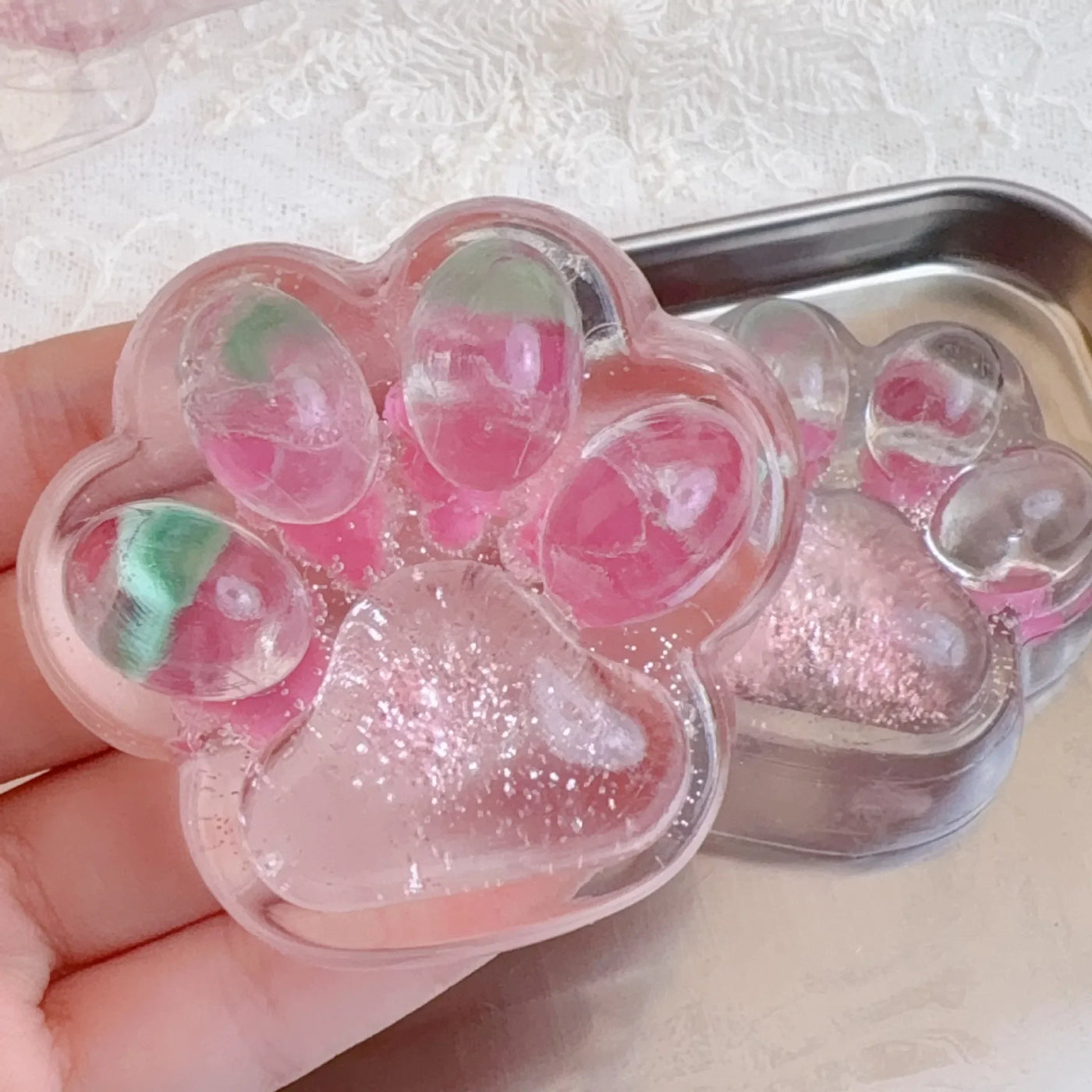 Cat Paw Fruit Massage Pad Relaxation Toy