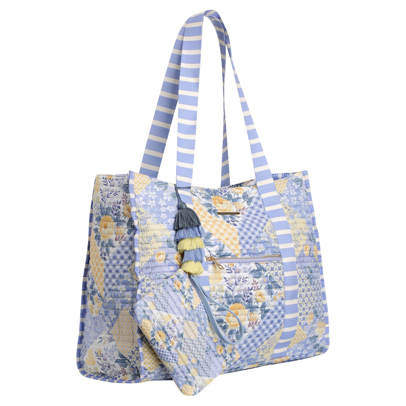 Striped Beach Bag-Lovely Lavender-0