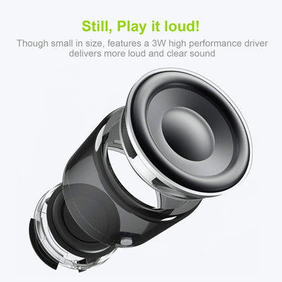 Pro Mini Bluetooth Speaker with Custom Bass Radiator-2