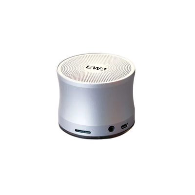 Portable Bluetooth Speaker Dual Bass Stereo Waterproof (Silver)-0