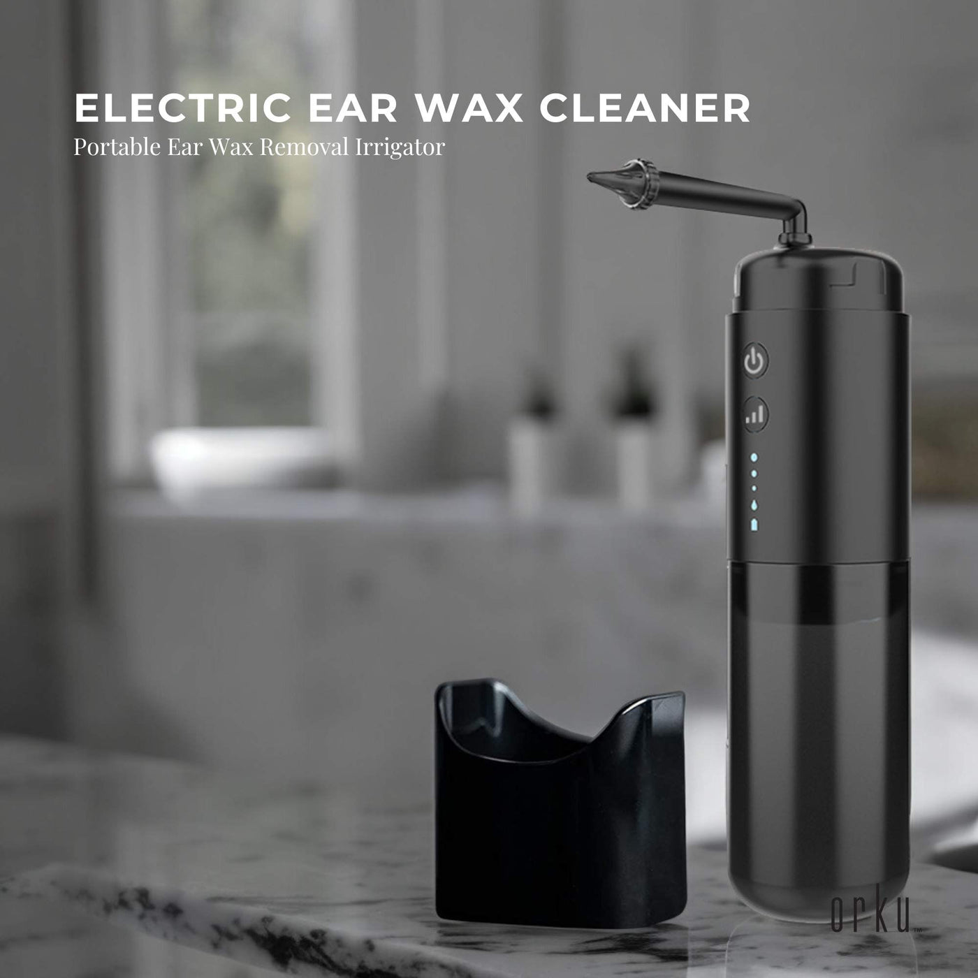 Electric Ear Wax Removal Cleaner - Portable Rechargeable Irrigator-1