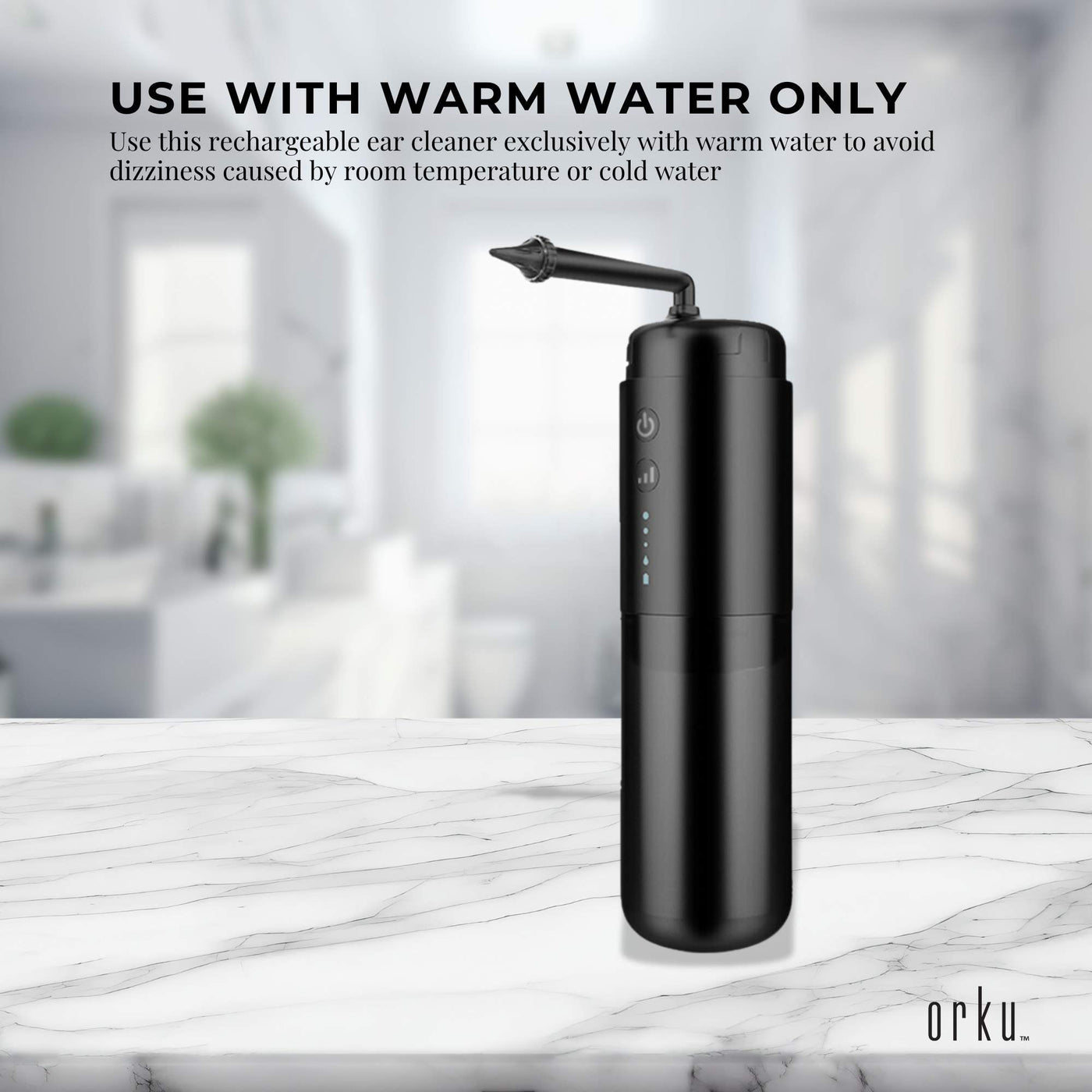 Electric Ear Wax Removal Cleaner - Portable Rechargeable Irrigator-3