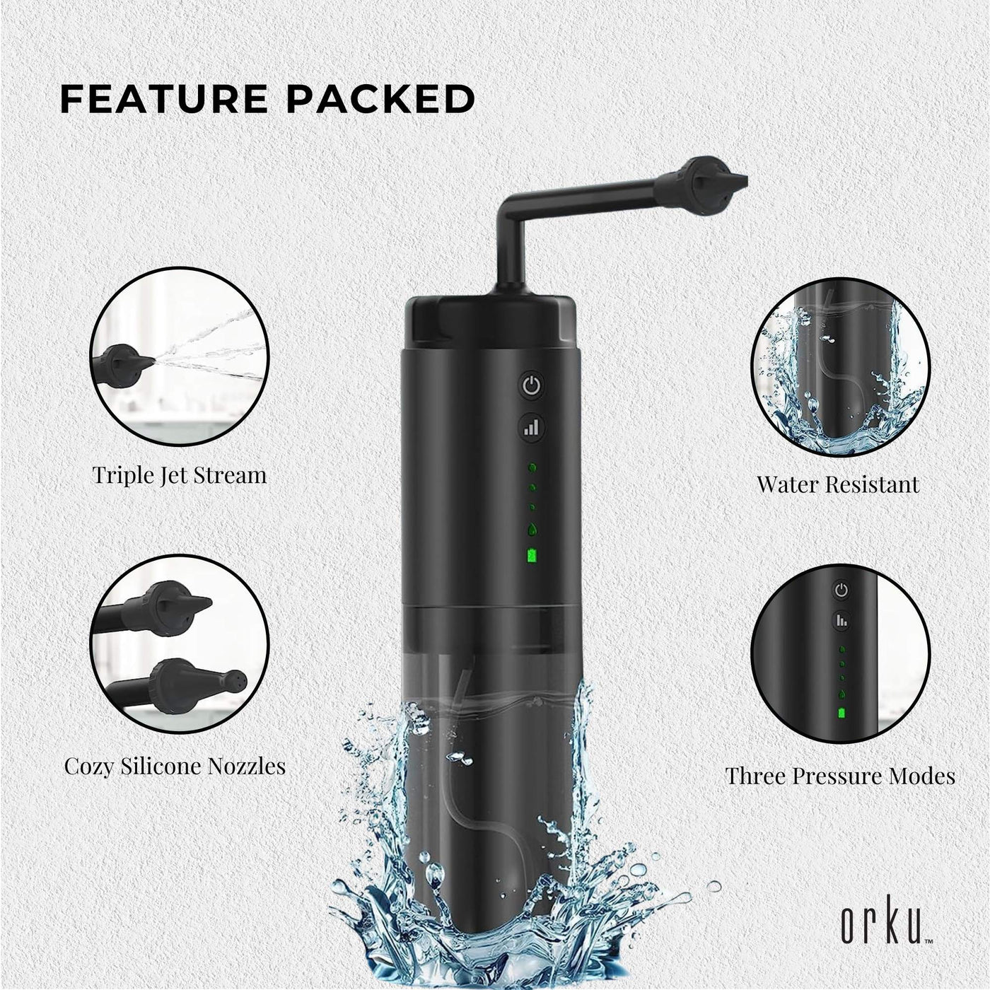 Electric Ear Wax Removal Cleaner - Portable Rechargeable Irrigator-4
