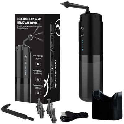 Electric Ear Wax Removal Cleaner - Portable Rechargeable Irrigator-0