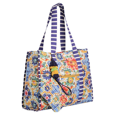 Striped Beach Bag-La Dolce Vita-0