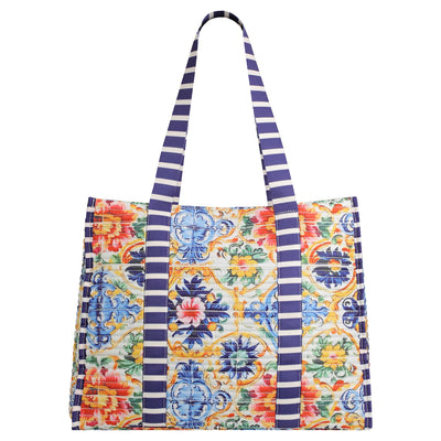 Striped Beach Bag-La Dolce Vita-2