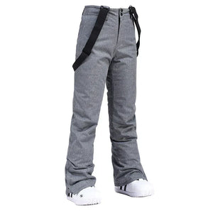 High-Quality Men Women Winter Thick Warm Skiing Pants-0