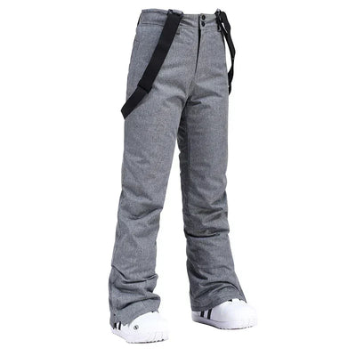 High-Quality Men Women Winter Thick Warm Skiing Pants-0