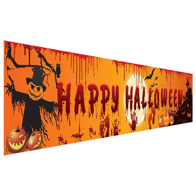 Halloween Blood Hand Banner for Spooky Decor-0