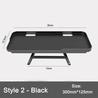 Rack TV Monitor Organizer Screen Top Storage Shelf Holder Practical Home Storage Computer Office Multi-functional Organizer-4