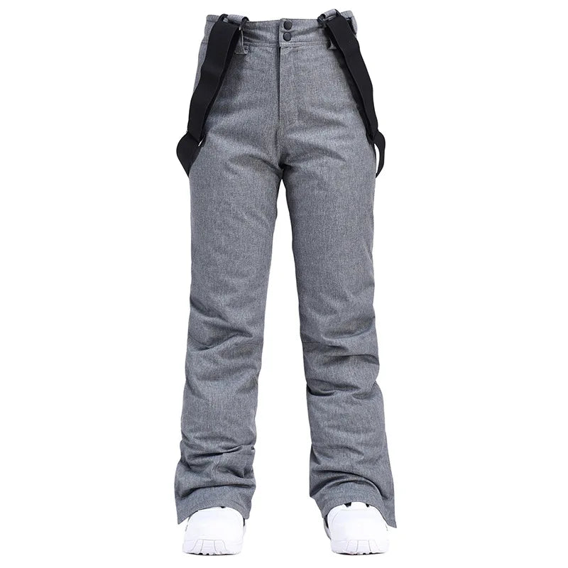 High-Quality Men Women Winter Thick Warm Skiing Pants-2