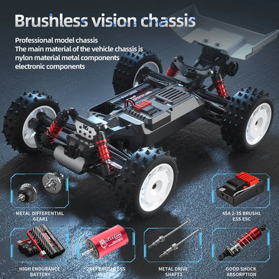 High-Speed S911PRO 1:16 4WD RC Drift Monster Truck-2