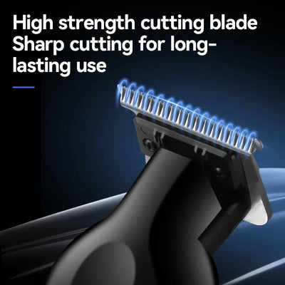 Salon Grade Electric Hair Clipper Powder Metallurgical Blade Black-1