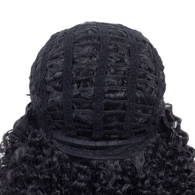 Korean Silk Gradient Long Curly Hair Wig-1