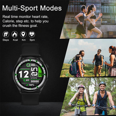 Smart Watch Fitness Tracker with Heart Rate Blood Oxygen Blood Pressure Sleep Monitor 100 Sports Modes Step Calorie Counter Activity Health Trackers IP68 Waterproof-3