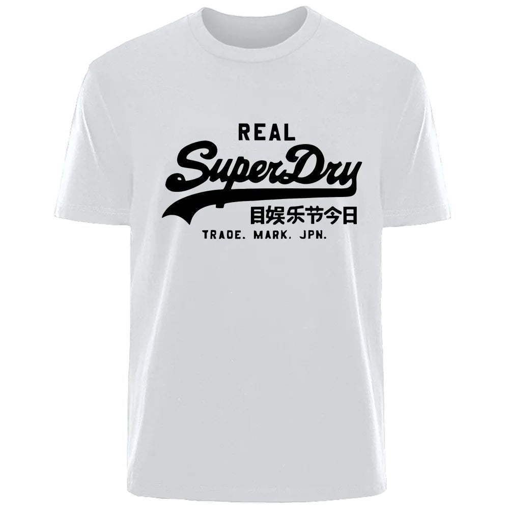 Retro Men's Pure Cotton Comfortable Breathable Casual Fashion T-shirt Street