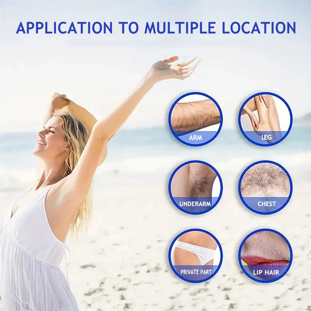 Painless Hair Removal Cream for Men and Women