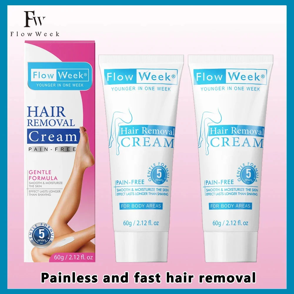 Painless Hair Removal Cream for Men and Women