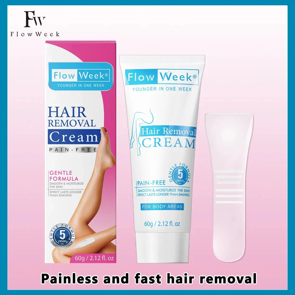 Painless Hair Removal Cream for Men and Women
