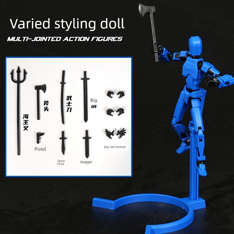 Printing Magnetic Suction Dummy13 Lucky Joint Doll-15