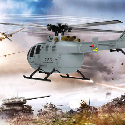 Remote Control Helicopter - BO105 Model-0