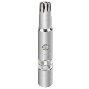 Smooth And Clean Stainless Steel Manual Nose Hair Trimmer for Men Silver-0