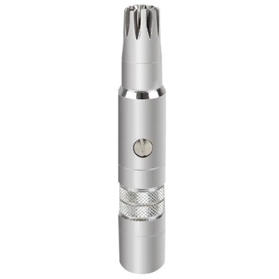 Smooth And Clean Stainless Steel Manual Nose Hair Trimmer for Men Silver-0