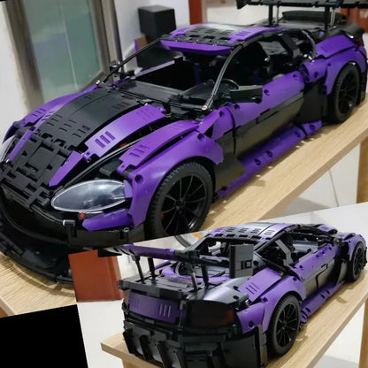 1266pcs technology Toy racing car-3